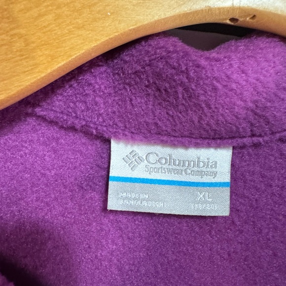 Columbia Purple Fleece Pullover - Picture 2 of 4
